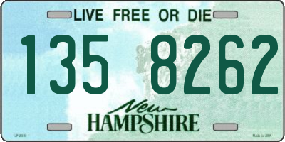 NH license plate 1358262