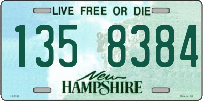 NH license plate 1358384