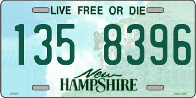 NH license plate 1358396