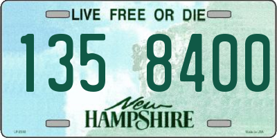 NH license plate 1358400