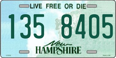 NH license plate 1358405