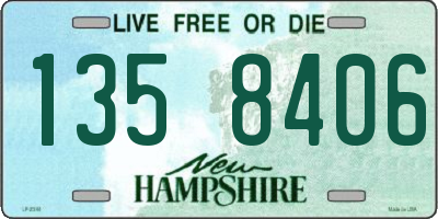 NH license plate 1358406