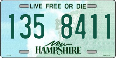 NH license plate 1358411
