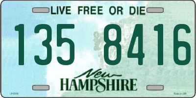 NH license plate 1358416