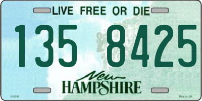 NH license plate 1358425