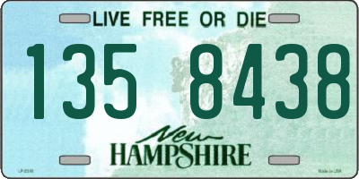 NH license plate 1358438