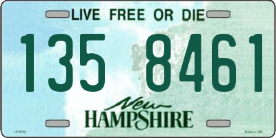 NH license plate 1358461