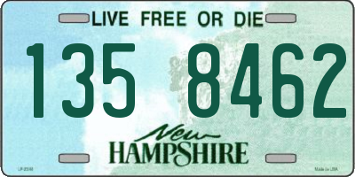NH license plate 1358462