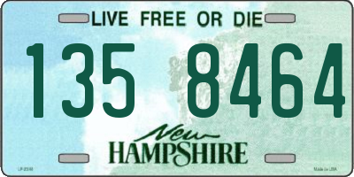 NH license plate 1358464