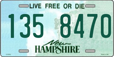 NH license plate 1358470
