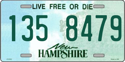NH license plate 1358479