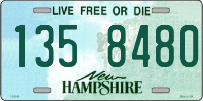 NH license plate 1358480