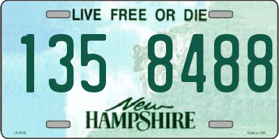 NH license plate 1358488