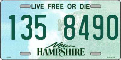 NH license plate 1358490