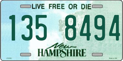 NH license plate 1358494