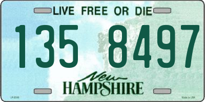 NH license plate 1358497