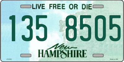 NH license plate 1358505