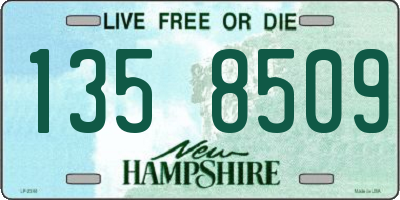 NH license plate 1358509
