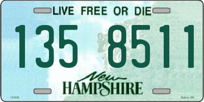 NH license plate 1358511