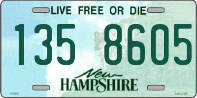 NH license plate 1358605