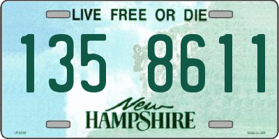 NH license plate 1358611
