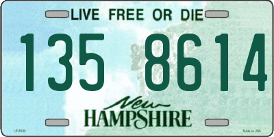 NH license plate 1358614