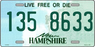 NH license plate 1358633