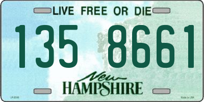 NH license plate 1358661