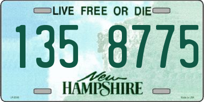 NH license plate 1358775