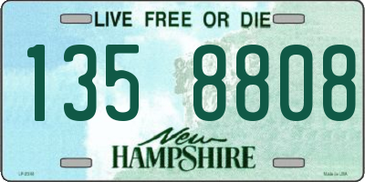 NH license plate 1358808