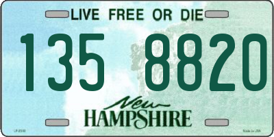 NH license plate 1358820