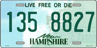 NH license plate 1358827