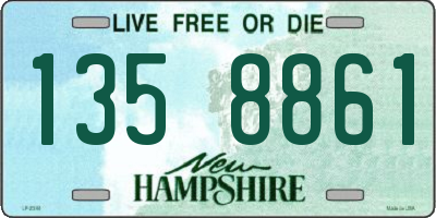 NH license plate 1358861