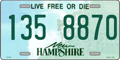NH license plate 1358870