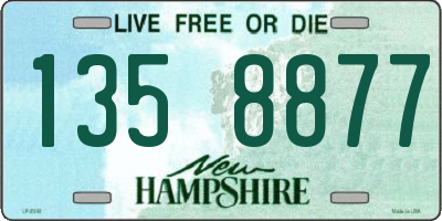 NH license plate 1358877