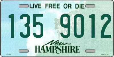 NH license plate 1359012