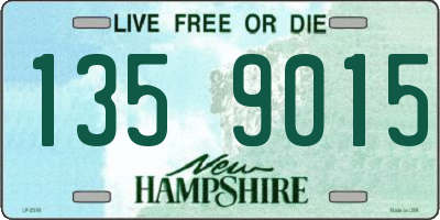 NH license plate 1359015