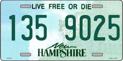 NH license plate 1359025