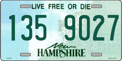 NH license plate 1359027