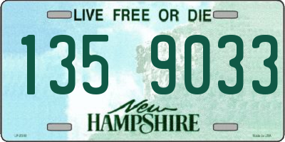 NH license plate 1359033