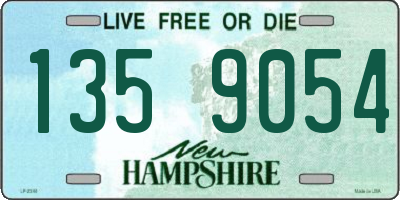 NH license plate 1359054