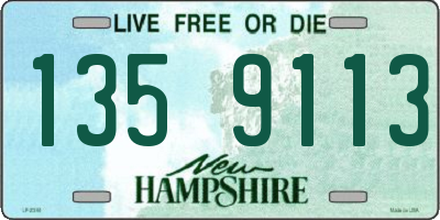 NH license plate 1359113