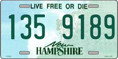NH license plate 1359189