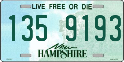 NH license plate 1359193