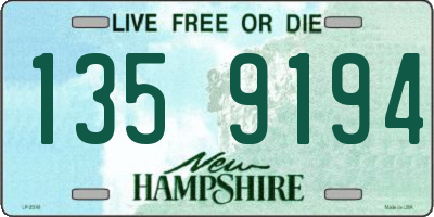 NH license plate 1359194