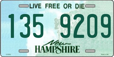NH license plate 1359209