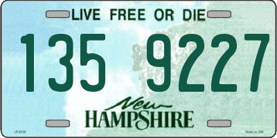 NH license plate 1359227