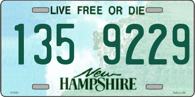 NH license plate 1359229
