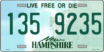 NH license plate 1359235
