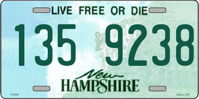 NH license plate 1359238